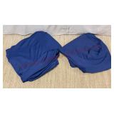 Royal Blue Fabric Table Covers - 6