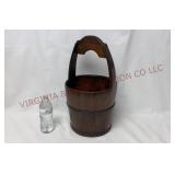 Vintage / Antique Wooden Well Bucket / Pail