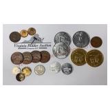 Foreign Coins, Mardi Gras Tokens & More!!!