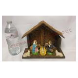 Vintage Nativity Creche Manger - 7.5" tall