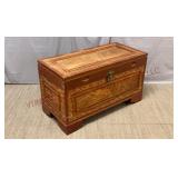 Vintage Chinese Carved Camphor Chest - 37" Wide