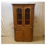 Traditional Solid Wood Corner Cabinet