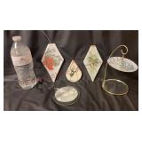 Falling Pines Art Glass Studio Ornaments & Stand