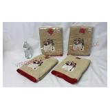 Snowman Gathering Bath Towels - 4 - New