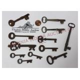 Vintage & Antique Skeleton Keys - 12