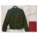 Talbots Paisley Corduroy Blazer & 1970s Decor Book