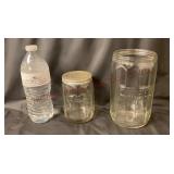 Antique Tea & Coffee Hoosier Sellers Canister Jars