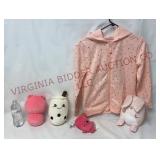 Cat & Jack Heart Jacket, Squishmallow & Plush