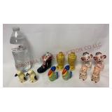 Vintage Salt & Pepper Sets - Pigs, Pelicans & More