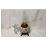 Antique Victorian Kerosene Oil Lamp - See Desc