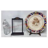 Patriotic Frame & Gen MacArthur Collector Plate
