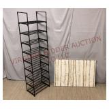 9-Tier Shoe Rack & Hobby Lobby Canvas Tree Art