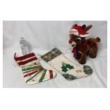 Animated Musical Rudolph & Christmas Stockings