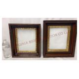 Antique Gilt & Wood Deep Well Picture Frames