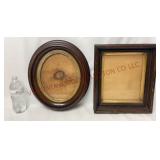 Antique Gilt & Wood Deep Well Picture Frames