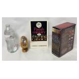 Olive Wood Holy Family, Catholic Book & DVD Set