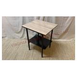 Vintage Troy Sunshade Co Tiered Side Table