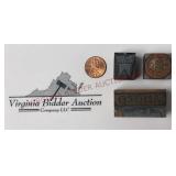 Ford, VA Seal & Amoco Letterpress Printing Blocks