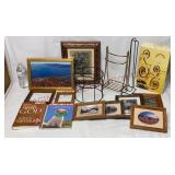 Candle Sconces, Stands, Books & Picture Frames