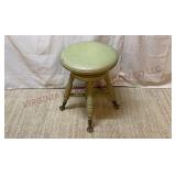 Antique Chas Parker Co Ball & Claw Piano Stool
