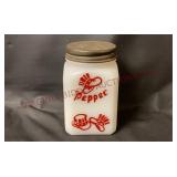 Vintage Mckee Tipp City Top Hat Pepper Shaker