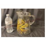 Vintage Libbey Golden Wheat Beverage Pitcher