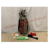 Gold Eagle Golf Bag, Wilson Clubs & Accessories