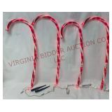 28" Lighted Decorative Candy Canes - Power On!