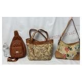 SG Sugu Crossbody, Paisley & Carribean Joe Totes