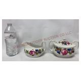 Czechoslovakian Phoenix China Sugar & Creamer