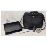 Dell Laptop Bag, Paper Sorter & Office Desk Items