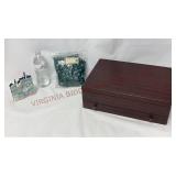 Standee, Longaberger Liner & Silverware Chest