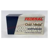 Vintage Federal Gold Medal Target 22lr - Full