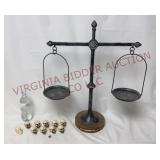 Large 25" Decorative Scale & Small Skulls