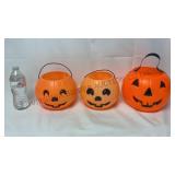 Halloween Jack-O-Lantern Candy Buckets / Pails