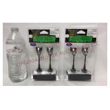 Lemax Spooky Town Gargoyle Lamp Posts - Lighted