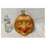 Resin Character Face Pumpkin - 10" tall