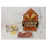 Cadaver Tavern Sign, Shoulder Model & Chop Shop