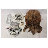 Masks - Skulls, Mouse Nose & Sam Burlap Mask