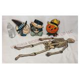 Vintage Beistle Die Cuts & USA Skeleton