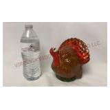 Vintage Ceramic Thanksgiving Turkey - 6" tall