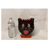 1940s Dolly Toy Co Black Cat Die Cut Lantern
