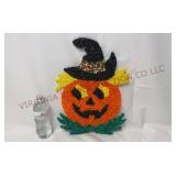 Vintage Melted Plastic Popcorn Jack-O-Lantern