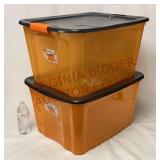 72 Qt Halloween Storage Totes - 2 - See Desc