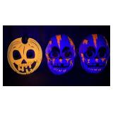 Vintage Halloween Vacuform Plastic Masks - 3