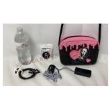 Scream Phone Grip & Purse, Skull Bracelet & Lights