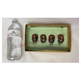 1940s Plaster Thanksgiving Turkey 2" Figurines - 4