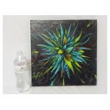 "Star Explosion" Mixed Media by Smer ~ 13"x13"