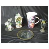 Hummingbird Decor ~ Egg, Blown Glass & Mug