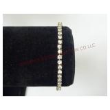 Tennis Bracelet ~ Stamped on Clasp